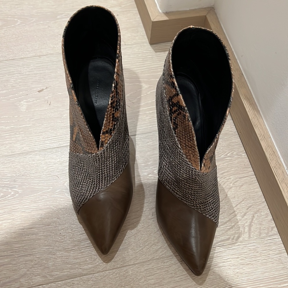 Isabel Marant Archenn Snake Python Print Patchwor… - image 2